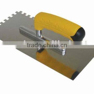 Professional Steel Trowels with TPR soft Grip handle.(build tool, tiling tool, plastering tool)