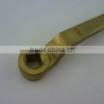 valve square driver, Al-copper alloy nonsparking hardware hand safety non spark tools China tools spanners nonmagnetic wrench