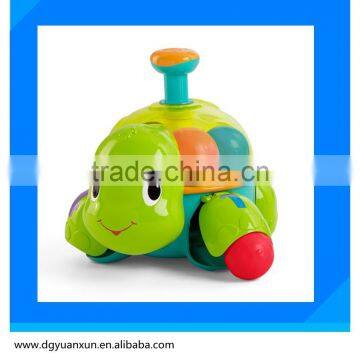 2015 Hot Sale Bright Baby Tortoise Toy With Music and Light Import Cheap Plastic Education Turtle Toy From Dongguan China photo-2