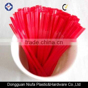 colored plastic coated without metal wire twist ties made in Dongguan