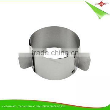 ZY-F1405 3.5 Inches Adjustable Round Stainless Steel Mousse Cake Ring Baking Mold photo-2