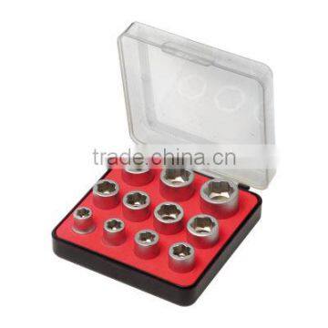 11Pcs 3/8" Dr. Anti-Skid-Socket Set