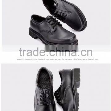 Black Genuine Cow Leather Goodyear Welted Men Safety Shoes photo-3