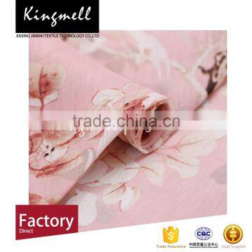 Custom Digital Printed Silk Linen Blend Fabric China Wholesale photo-2