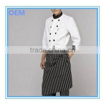 OEM long sleeved chef uniform