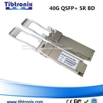 Китайский QSFP BD SR 40 Гбит/с на 100 м QSFP+ двунаправленный полудуплексный LC 850/900 нм многомодовый волоконно-оптический кабель для FTTH