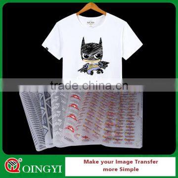 QingYi SGS certification heat transfer care label for europe shoes