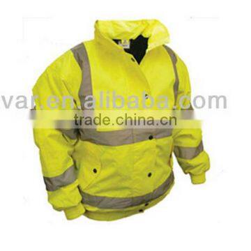 Hi vis Workwear Waterproof Bomber Jacket waterproof life jacket