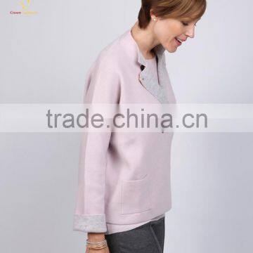 Women Cashmere Coat,Knitted Wool Winter Coat For Women photo-4