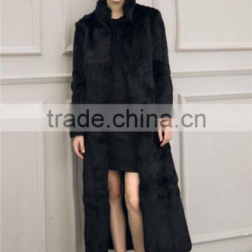 Solid Color/Leopard Sexy Women Fur Coats 2015 Autumn and Winter Outwear Faux Fur Overcoat Long Design Winter Coat photo-4