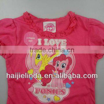 New Arrival Girls T-shirt 100%cotton Children Tshirt photo-3