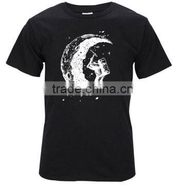 Custom Printing T-shirt Summer Pure Color Short- Sleeves Men T-shirt 100% Cotton High Quality T-shirt photo-2
