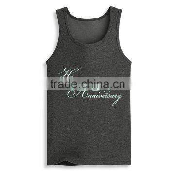 Mens Print Design Latest Tank Top Manufacturer Wholesale Wrestling Singlet photo-3