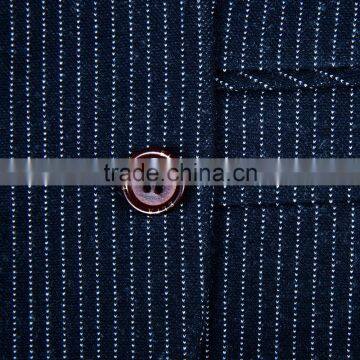 ELPA Fancy Kids Clothes Boys Tailor Made Dark Blue Striped Knitted Wholesale 3 Piece Kids Suits photo-6