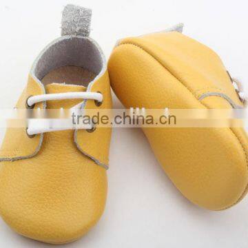 Adorablle Wholesale Popular Real Leather Baby Oxford Shoes photo-2