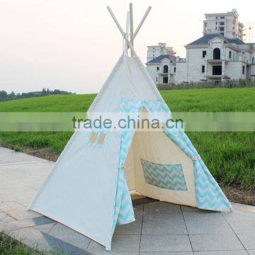 ShiJ Tipi Chevron Cotton Kids Teepee photo-2