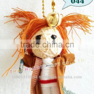 Handmade Keychains Keyrings Voodoo Doll String Accessories bag Gifts