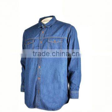 Popular Blue Casual Shirt Desgin For Men photo-2