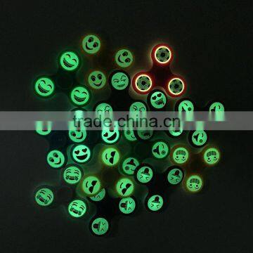 High Quality Cheap Wholesale Hand Spinner Plastic Kids Emoji Glow Spinner photo-4