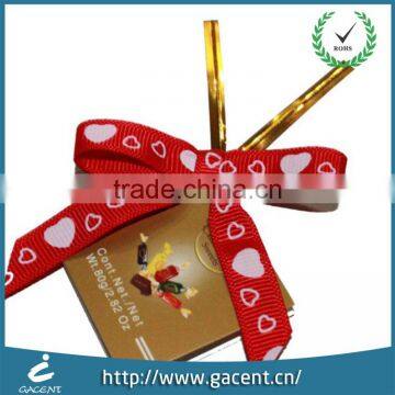 Wholesale decoration accessories colorful stain ribbon bows with multicolors