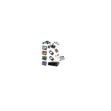 United States 4 Headrest Monitor Solution w/Multi-Viewing & Gaming