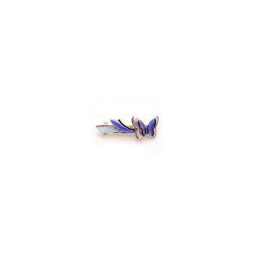 Beautiful Alloy Butterfly Hair Barrette