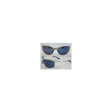 UV Protective Bicolor Sport Racing Sunglasses Eyewear with Blue Lens