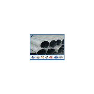Dodecagonal Shape galvanized steel tubing , metal power pole Over 25 years Service life