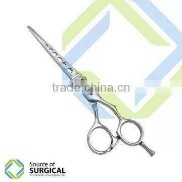 Straight hair dressing barber razor scissor, titanium barber scissor Sword Blades Design Hair Scissors B-BRS-46