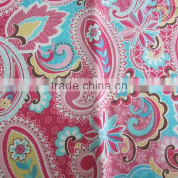 100% cotton printed flannel fabric textile printing