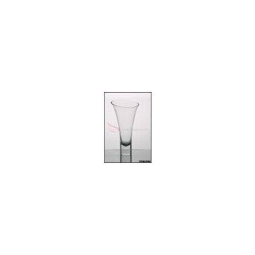 Clear glass ware vase