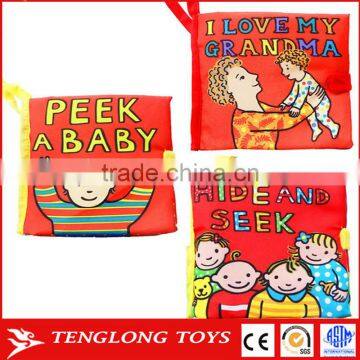 Baby Educational Toy Fabric Book Soft Cloth Book Peekaboo photo-2