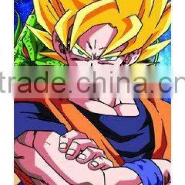 Japanese Popular Cartoon Dragon Ball Z Guku Pattern Anime Wallscrolls