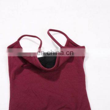 Wholesale Dark Red Strap Women Yoga Wear photo-4