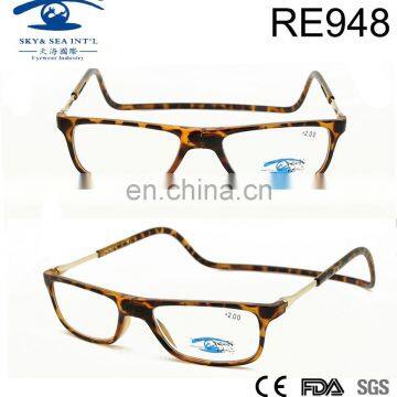 2017spring popular demi brown fashion PC reading glasses for wholesale
