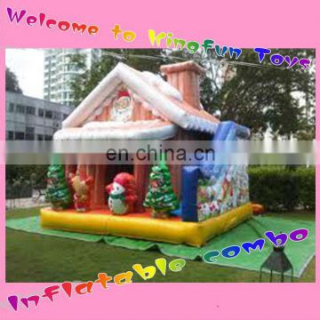 Christmas inflatable bounce house combo