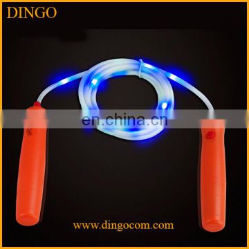 Led flashing PVC skipping jump rope