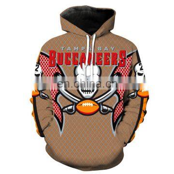 Popular Football 3D Printed America Pullover Hoodies Hooded Sweatshirt