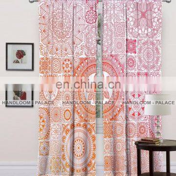 Indian Cotton Mandala Luxry Design Window Curtain