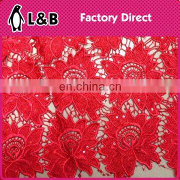 chemical lace fabric designs eyelet embroidered 100 polyester lace fabric