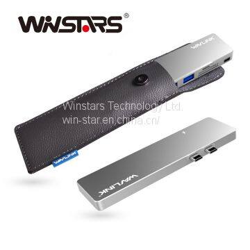 Thunderbolt 3 Port SD/Micro SD Card Reader USB Hub for Macbook Pro photo-3