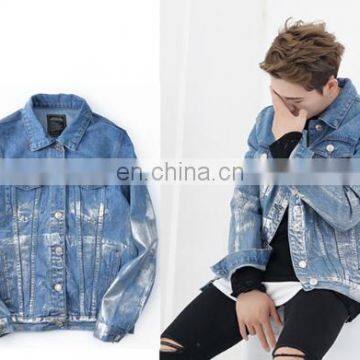 wholesale distressed denim jackets -bule denim jackets