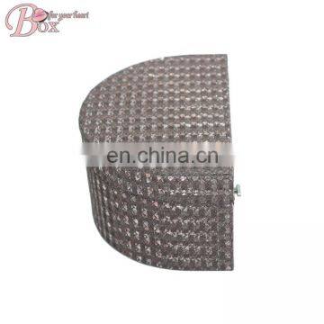 Fashion Semicircle Cardboard Jewelry Ballerina Music Box With Mirror photo-4