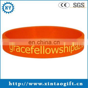 Promotional recessed imprinted rubber band