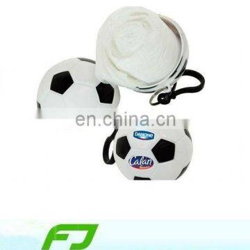 Promotional plastic ball raincoat keychain