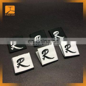 Personalized Design Small Size Round Corner Charm Woven Label for Umbrella photo-6