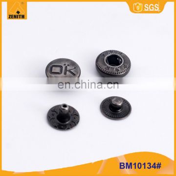 Logo Customized Spring Snap Fasteners for Clothes BM10134