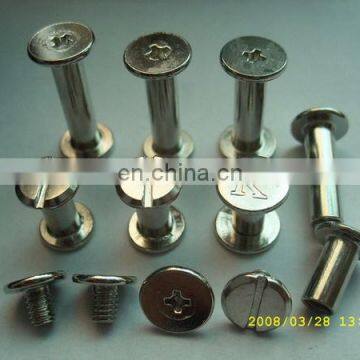 fashion new stainless chicago screws / menu screws /book screws