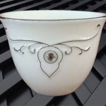 Wholesale China Manufacturer High Quality Golden Decal Hot Sale Ceramics Cawa Cup photo-5