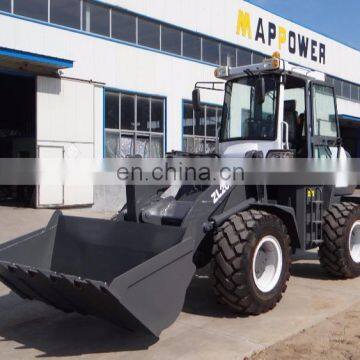 Brazil popular new style 4WD 2.0ton hydraulic Mini front shovel loader